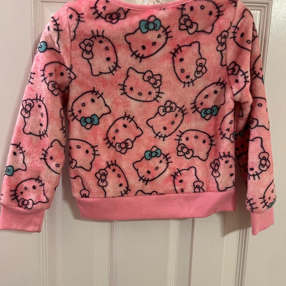 Girls size 4T hello kitty fleece sweatshirt - Picture 3 of 4